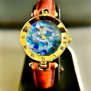 Sheffield 'Afterthoughts' Vintage Opal Mosaic Ladies Watch